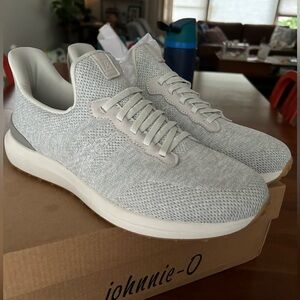 johnnie-O Mens Knit Range Runner 2.0 Gray Golf Shoes Size 11 Medium (D, M)